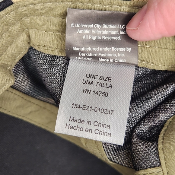 Jurassic World Universal City Studios Camouflage Youth Hat One Size - Picture 6 of 6